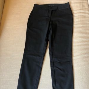 Theory casual pants, ankle length, size 0, black